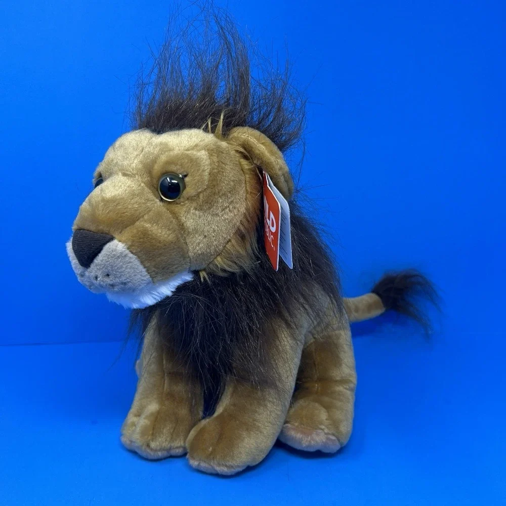 Wild Republic Lion Plush 11 inch Realistic Stuffed Animal Soft‎ Safari Toy K&M